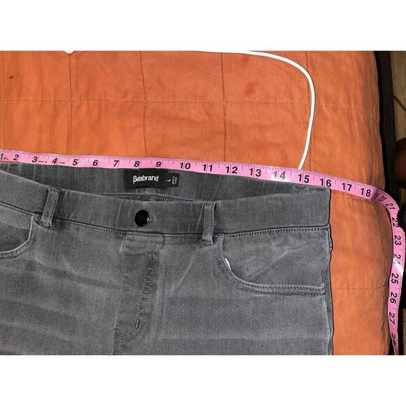 Betabrand Gray Skinny Jeans Stretch Denim Casual Women's jeans Size L - Picture 7 of 11